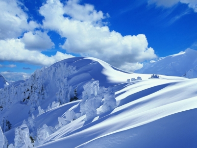winter landscape wallpaper. winter landscape in the