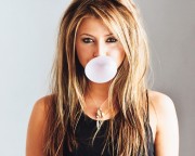Full View and Download Bubble Gum Girl Wallpaper for computer