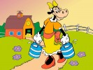 Disney cartoons pluto in farm house Widescreen Wallpaper in hight resolution